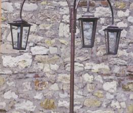 Lampione con 3 Lanterne Novecento